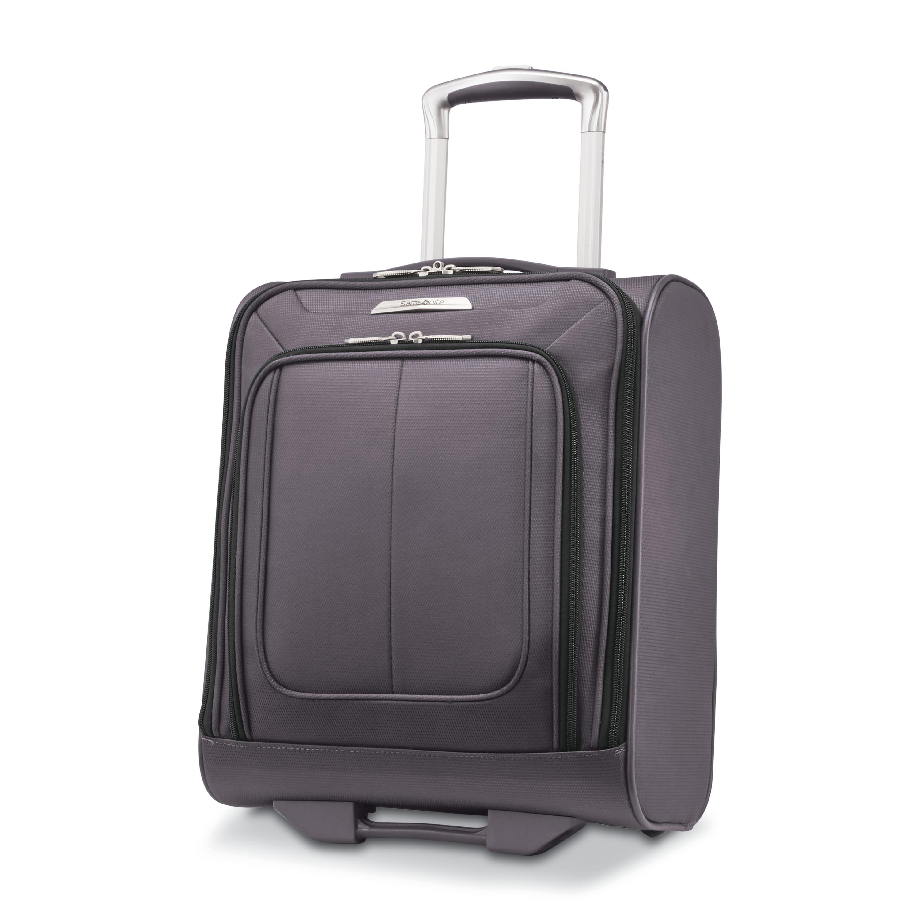 SoLyte DLX Softside Underseat Wheeled Carry on Mineral Grey Indigo