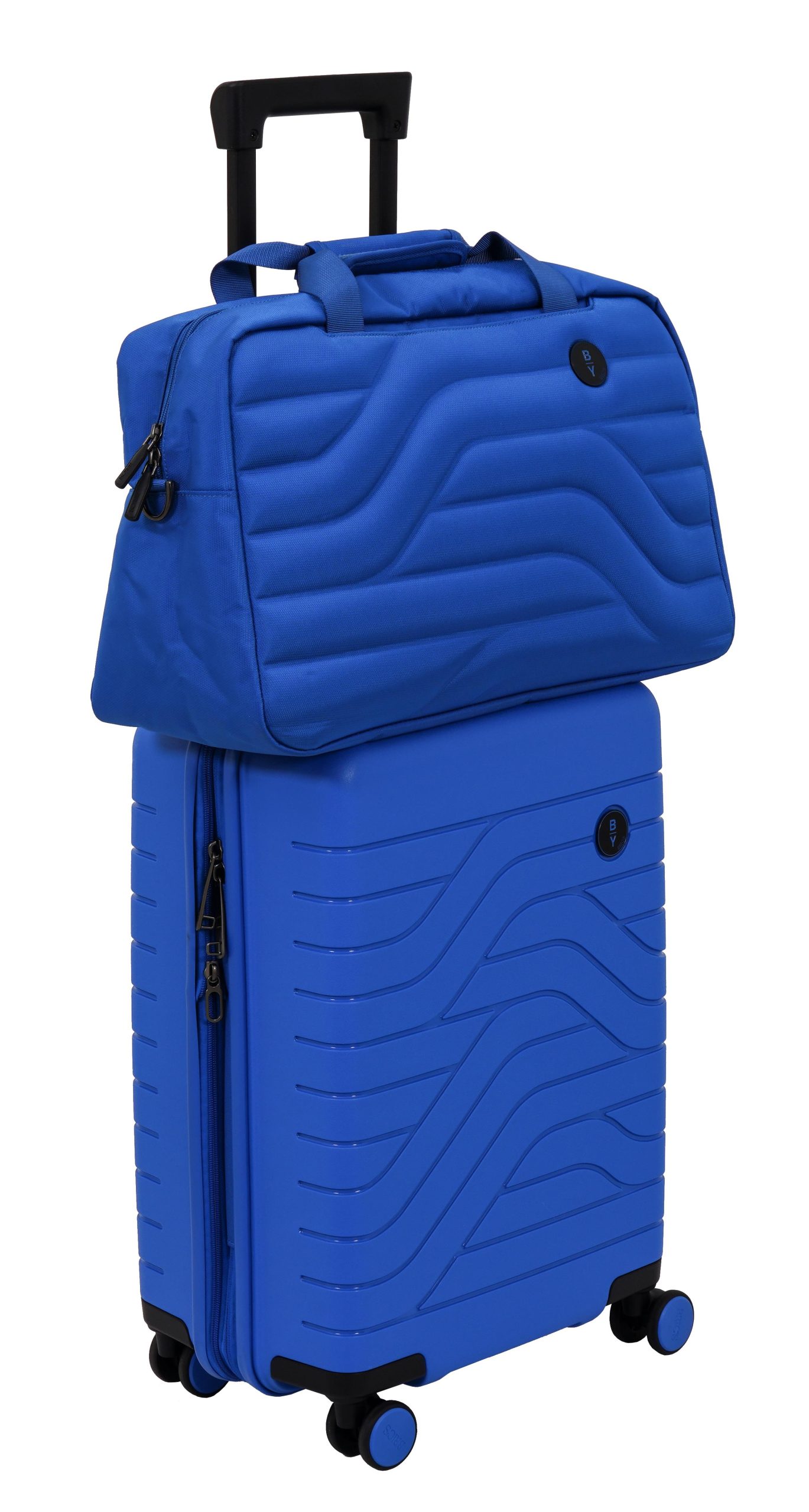 BY Ulisse 21 Inch Expandable Spinner and Duffle Set