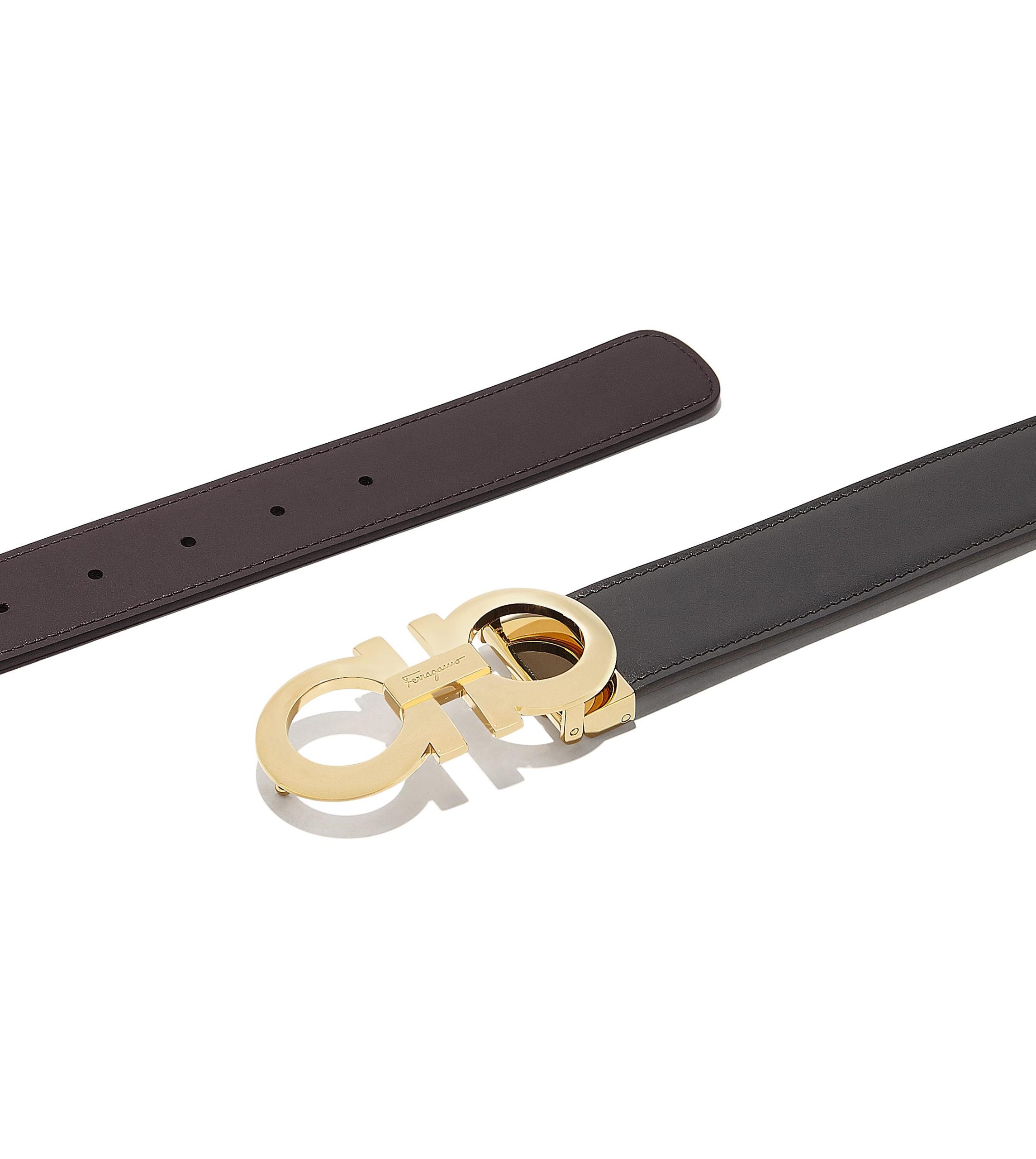 Reversible and adjustable Gancini Belt