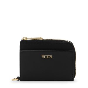 Voyageur Slg L-Zip Card Case - Black/Gold