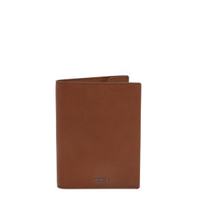 Nassau Slg Passport Sleeve - Cognac
