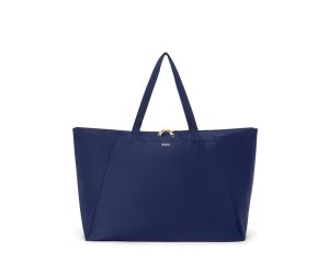 Voyageur Just in Case® Tote - Indigo/Light Gold
