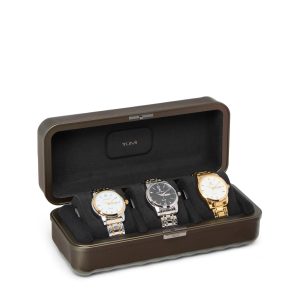 19 Degree Aluminum Watch Travel Case - Textured Gunmetal